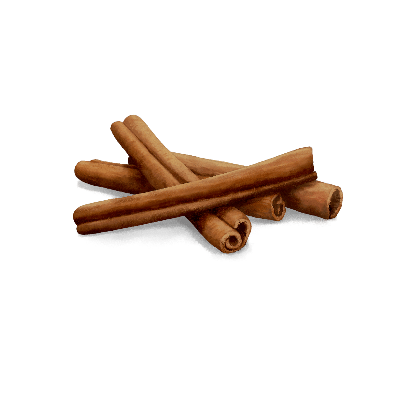 Cassia bark comes from the same family as cinnamon and gives our gin a hit of sweet and warm spice.